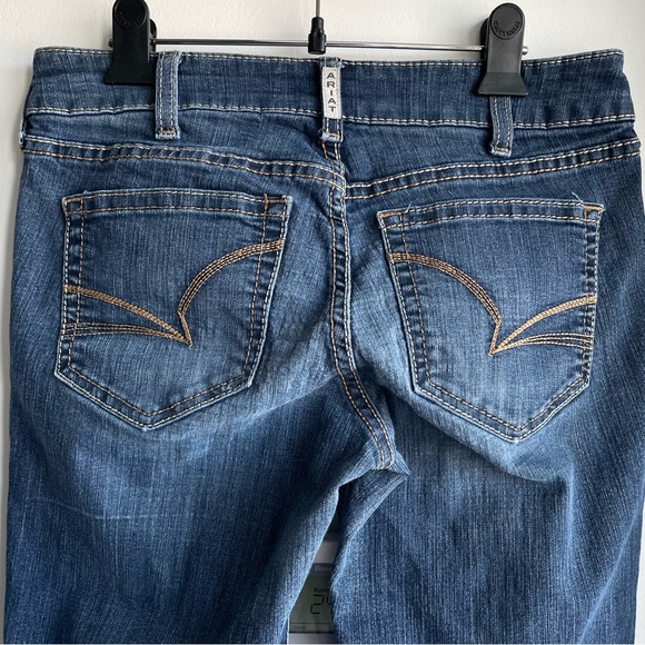 ARIAT R.E.A.L. Mid Rise Arrow Fit Jocelyn Boot Cut Jeans, Nashville - Picture 7 of 14